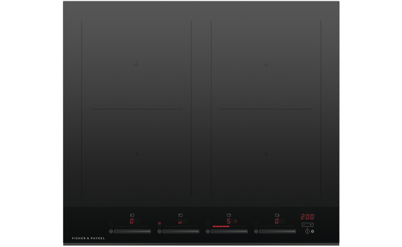 Fisher & Paykel 60cm Series 7 4 Zone Induction Cooktop, 2 SmartZones CI604DTB4