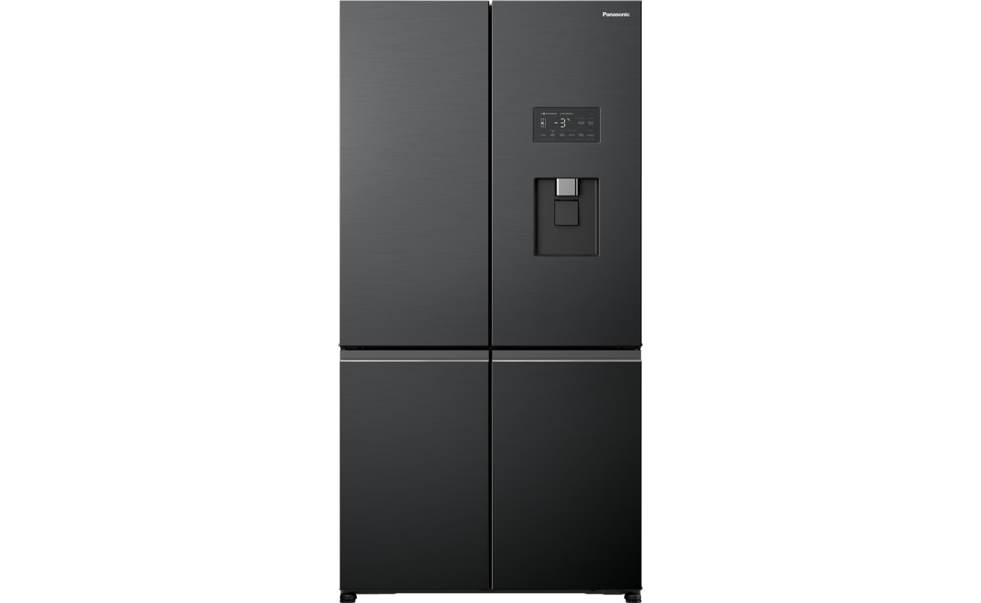 Panasonic 618L PRIME+ French Door Fridge (Black Hairlines Steel) NRXY680LVKA
