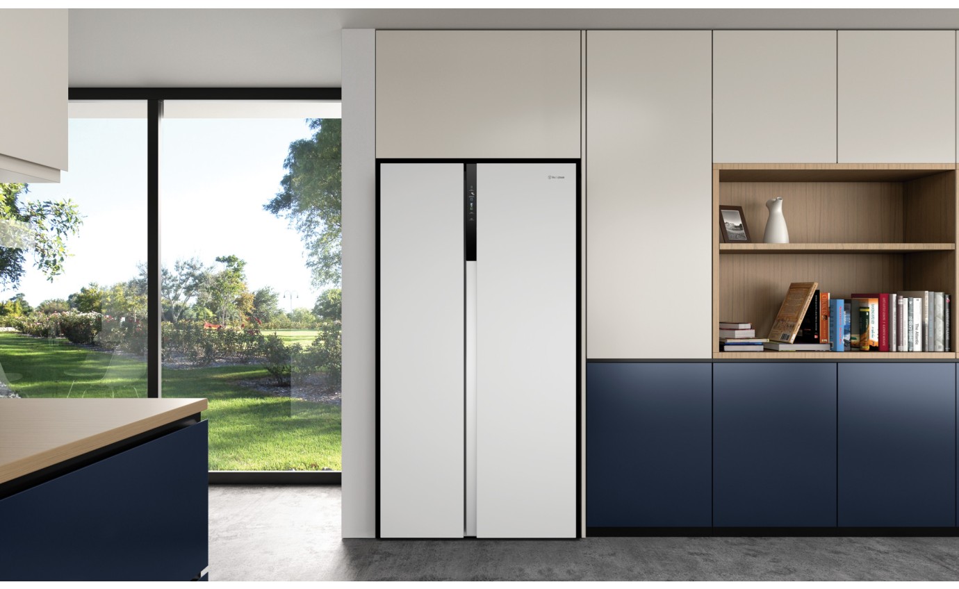 Westinghouse 624L Side By Side Fridge (White) WSE6200WB