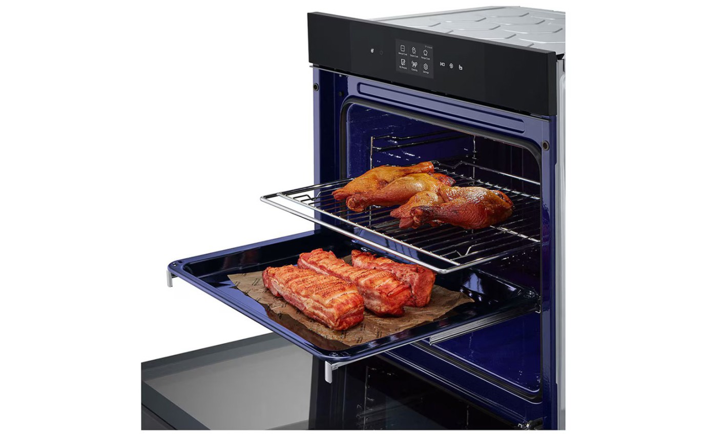 LG 76L InstaView Full Steam Oven (Matte Black Glass) BO609B2BG4