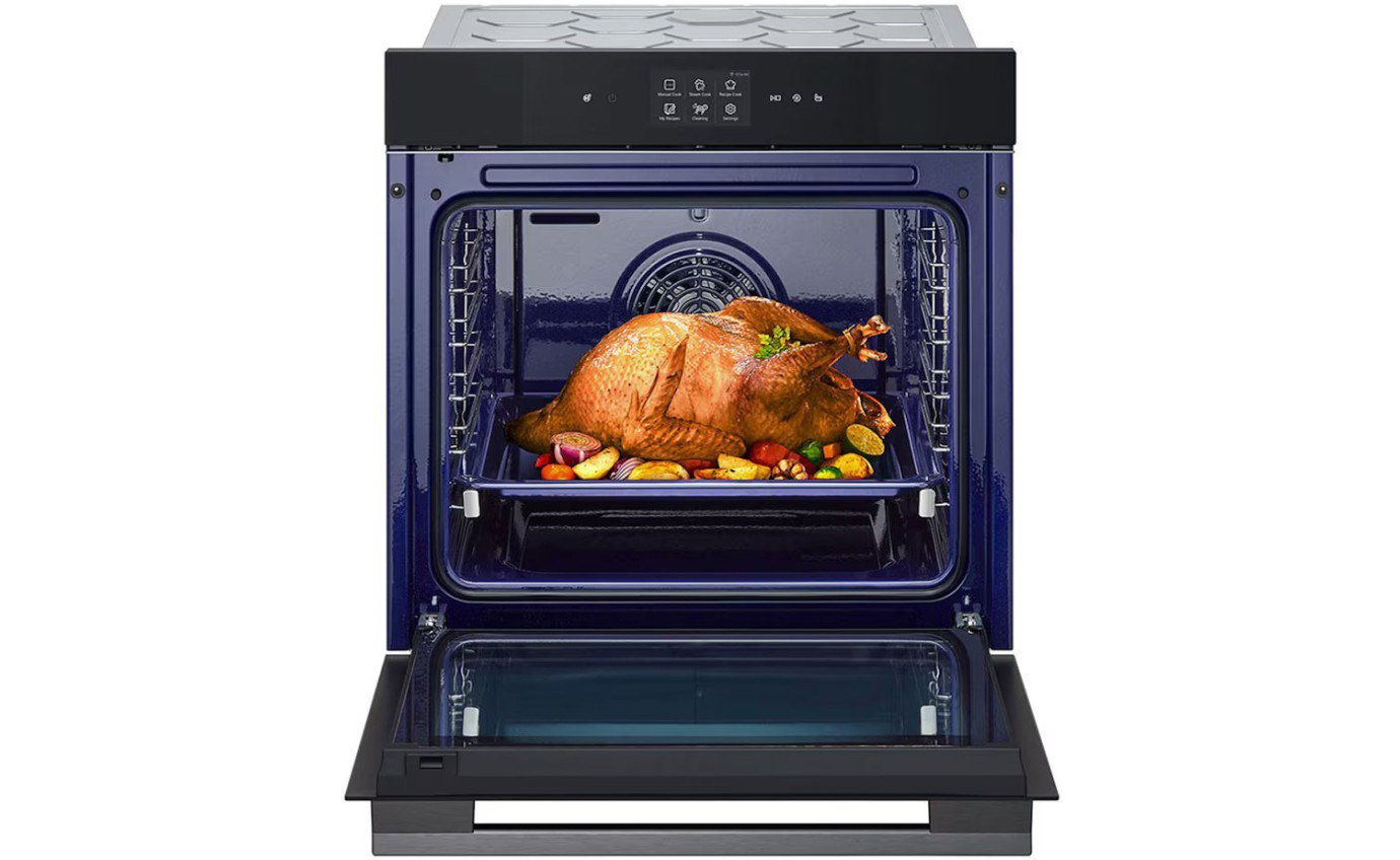LG 76L InstaView Full Steam Oven (Matte Black Glass) BO609B2BG4