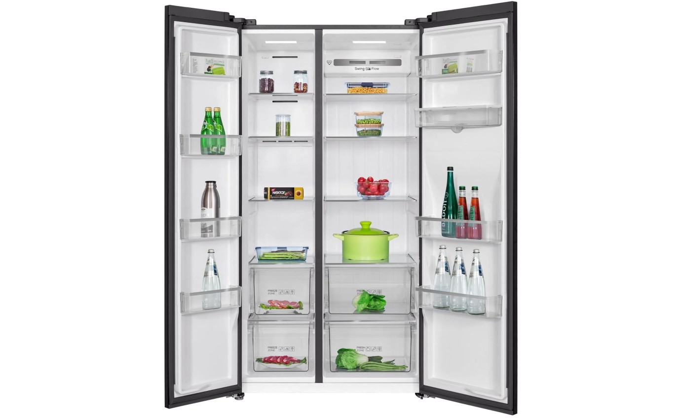 TCL 631L Side by Side Fridge (Grey) TRF630SHG