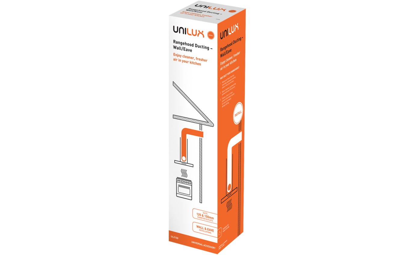 Unilux Universal Rangehood Ducting (Wall or Eave) ULX150