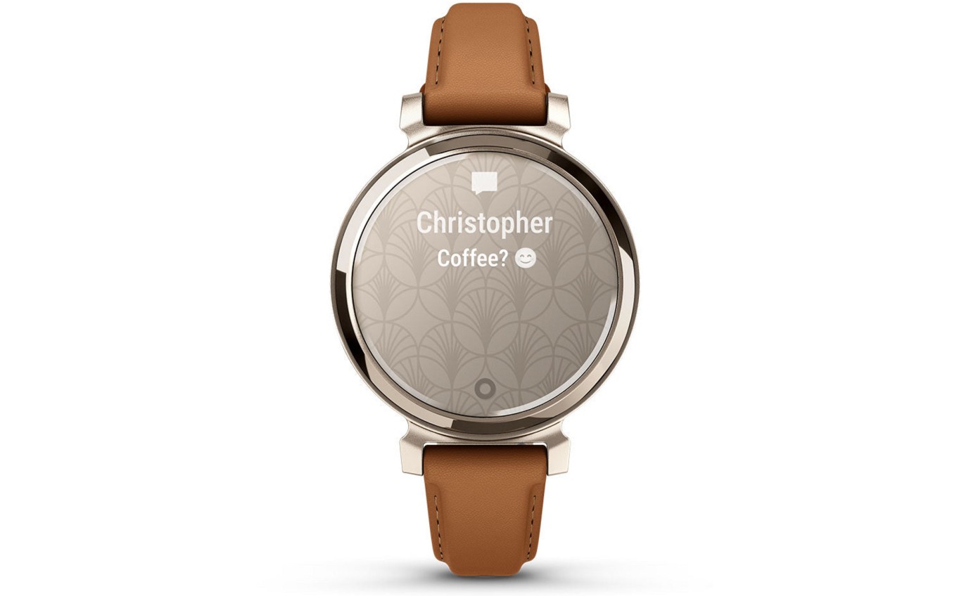 Garmin Lily&reg; 2 Smartwatch (Cream Gold/Tan) 0100283902