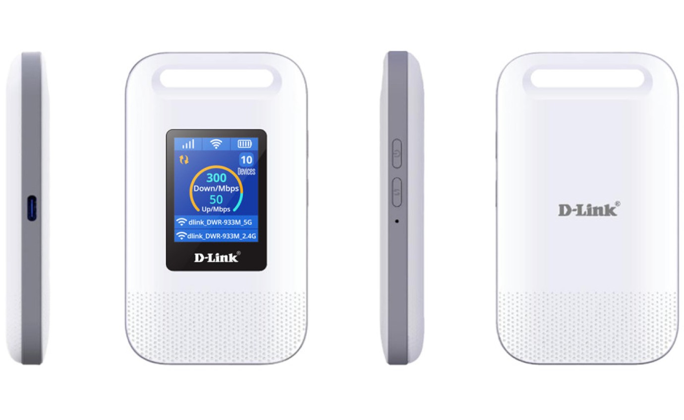 D-Link 4G+ Cat6 Wi-Fi 6 Mobile Hotspot DLDWR933M