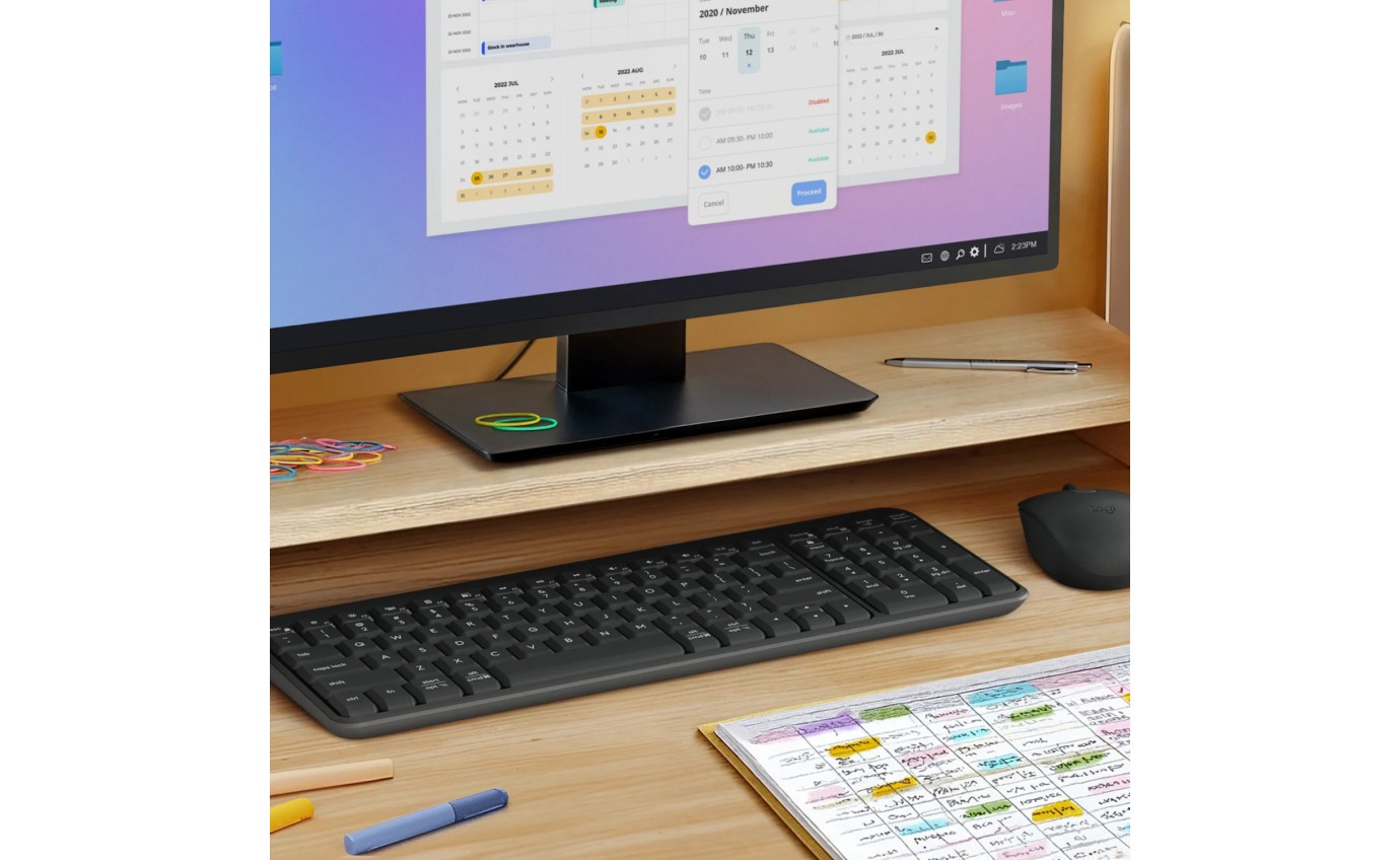 Logitech MK250 Compact Bluetooth&reg; Wireless Combo (Graphite) 920013559