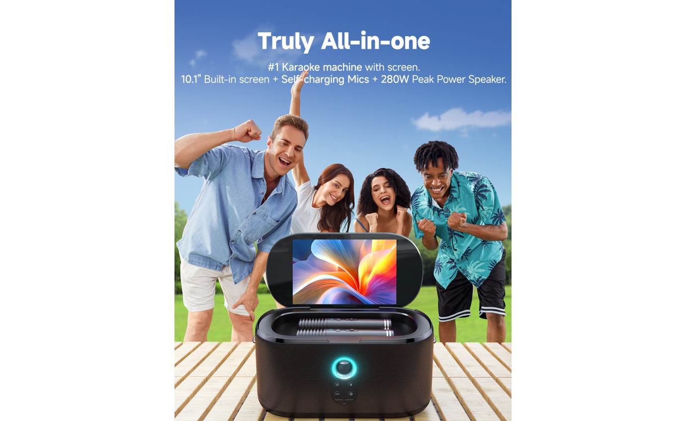 Ikarao Shell S1 Premium Portable Karaoke Machine IKSHELLS1