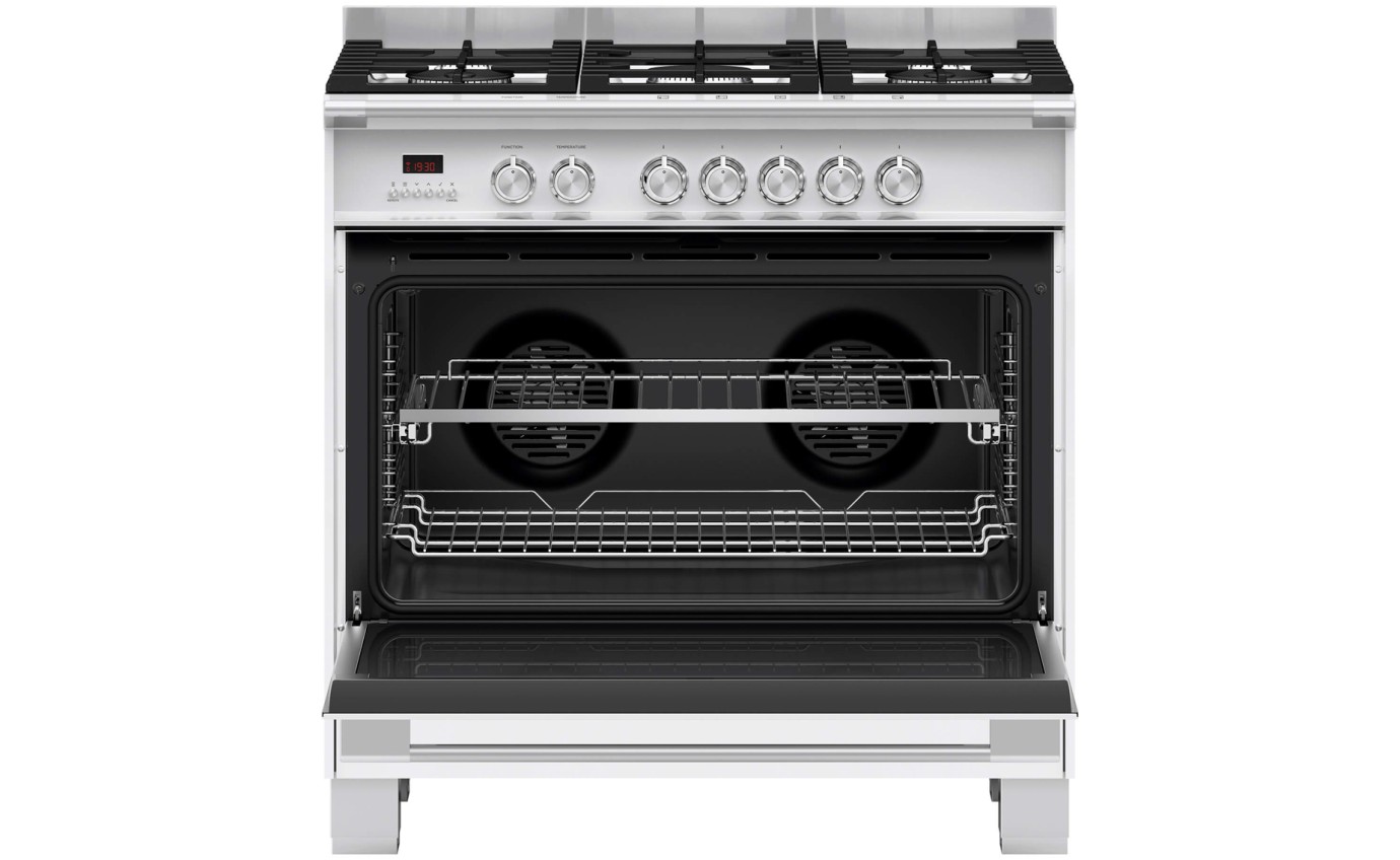 Fisher & Paykel 90cm Series 7 Classic 5 Burner Dual Fuel Cooker OR90SCG4W1