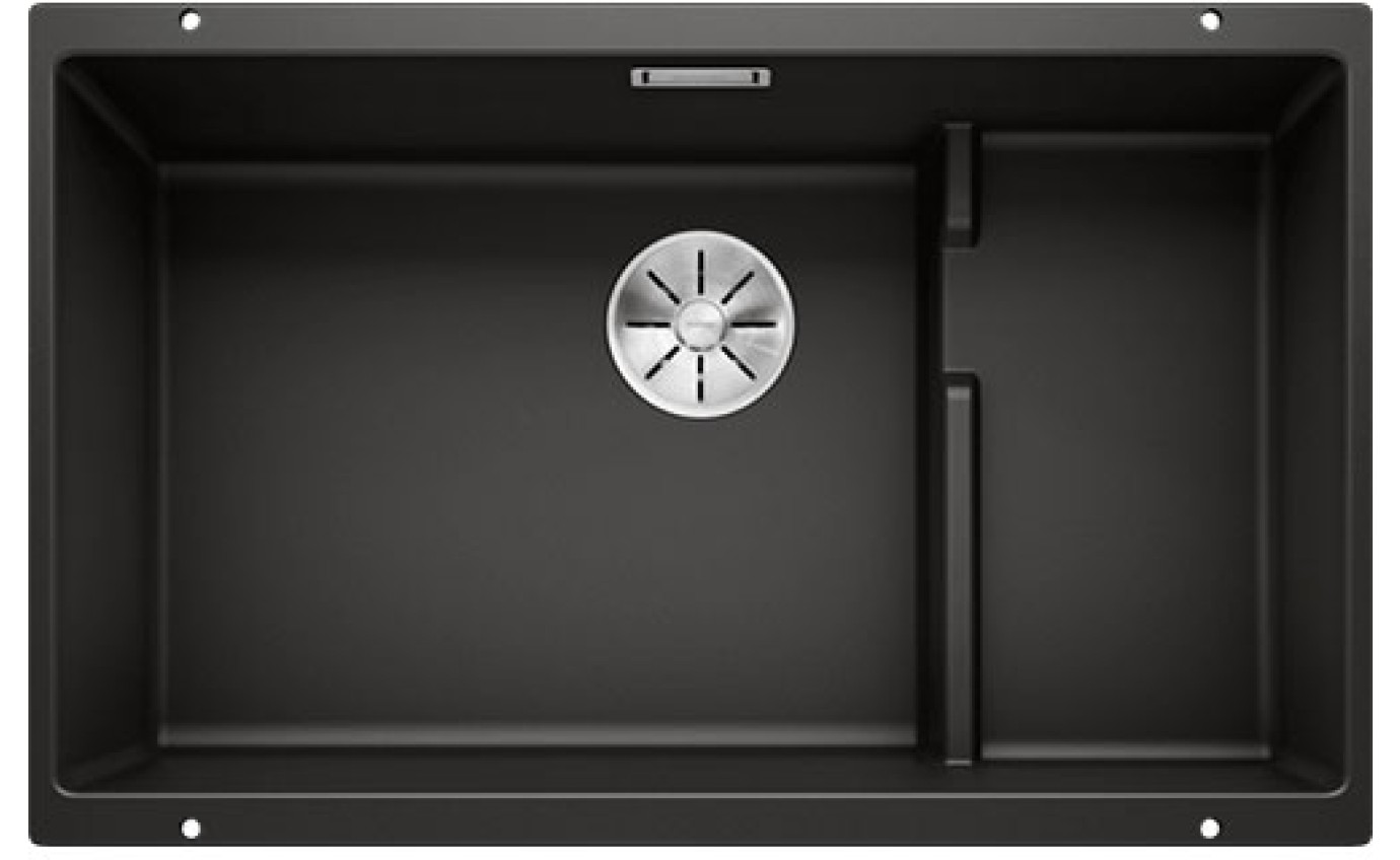 Blanco SUBLINE 700-U Single Bowl 2 Level Undermount Sink (Black) SUBLINE700ULBK5