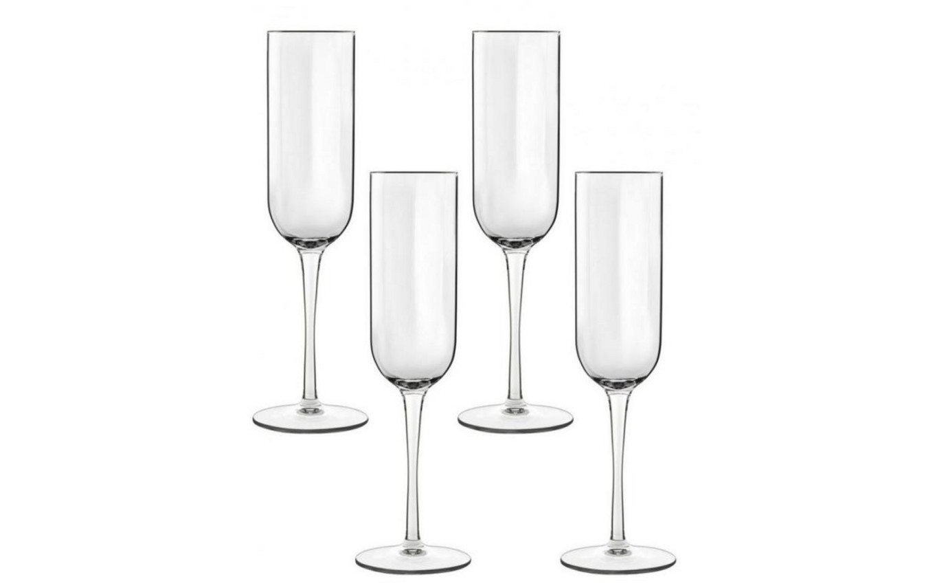 Luigi Bormioli Jazz Champagne Flute 210ml (Set of 4) 6512983