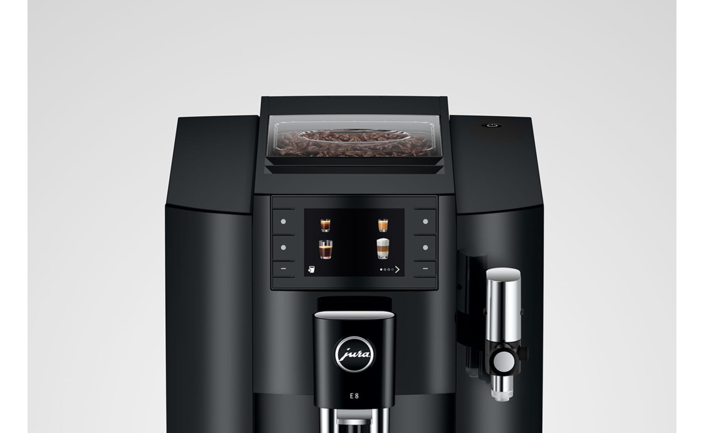 Jura E8 Automatic Coffee Machine (Piano Black) 15661