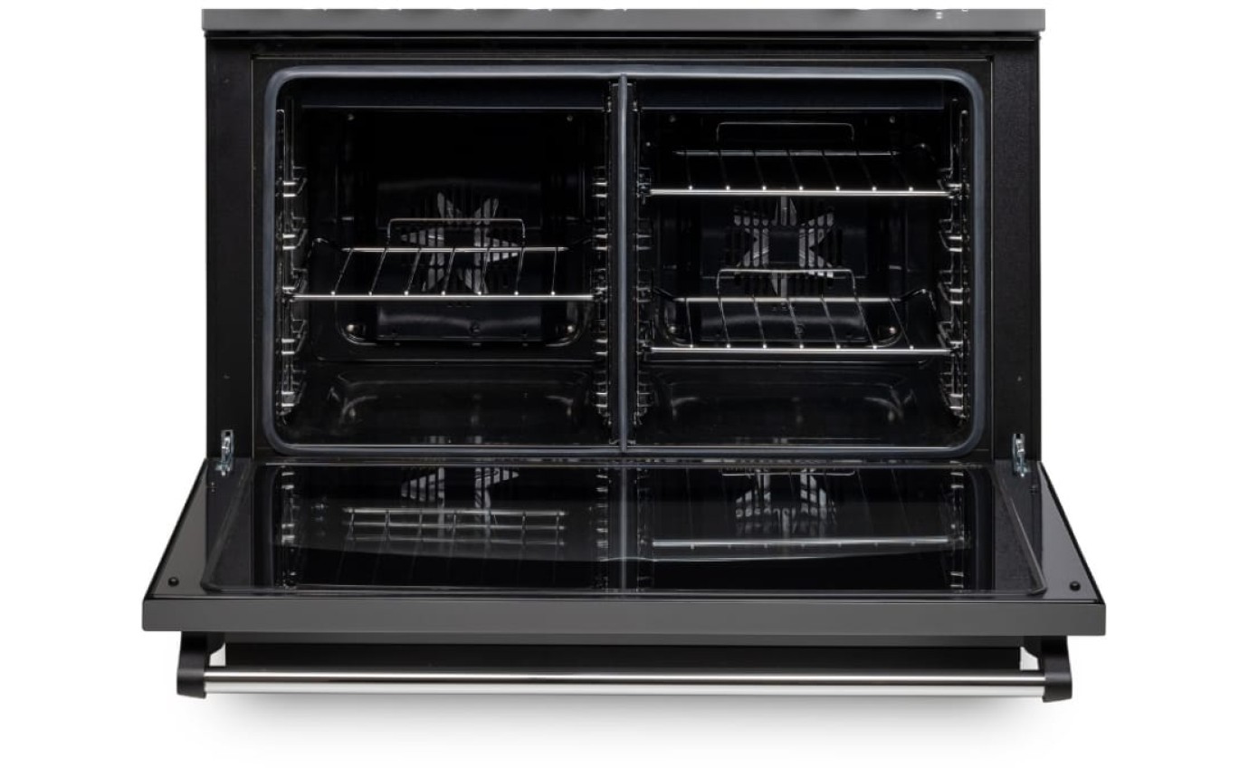 Falcon 90cm Classic FX Induction Freestanding Oven (Black/Chrome) CLA90FXEIBLCH