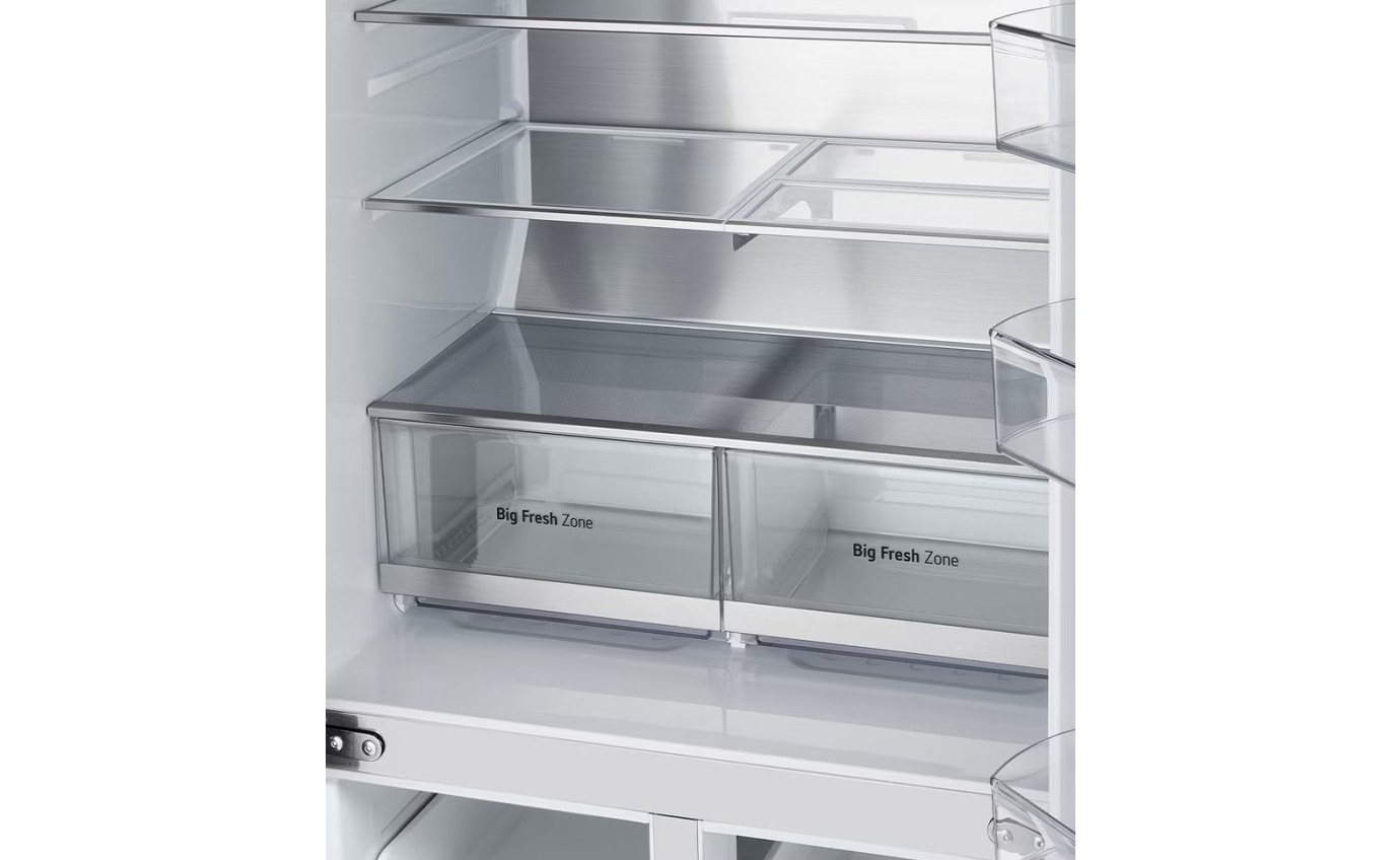 LG 506L Quad Door Fridge (White) GFL500MWH