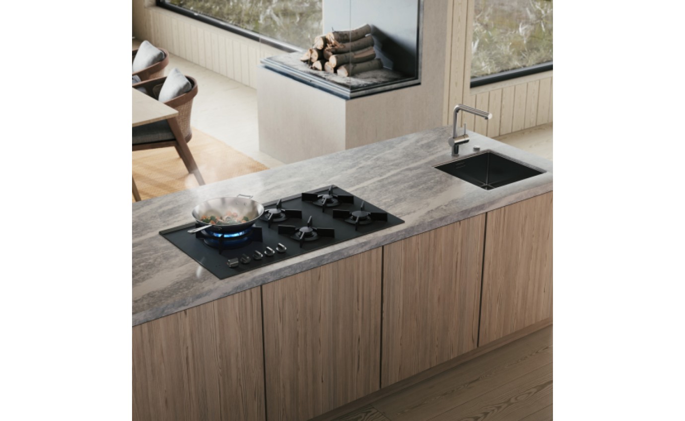 ASKO 90cm Ceramic Glass Gas Hob (Matte Black) HG8954MGD1