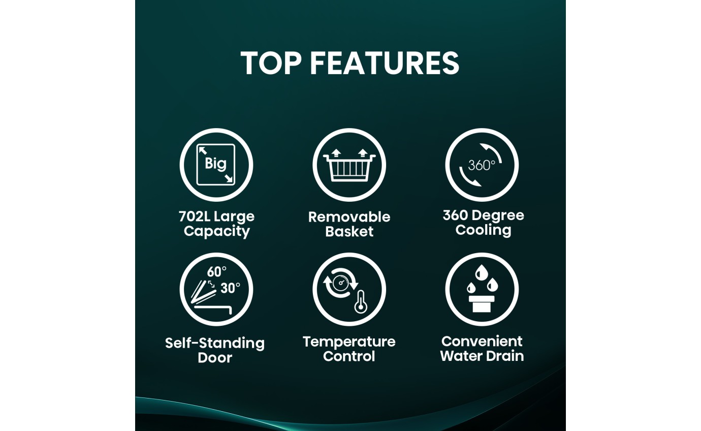 Hisense 702L Chest Freezer HRCF702