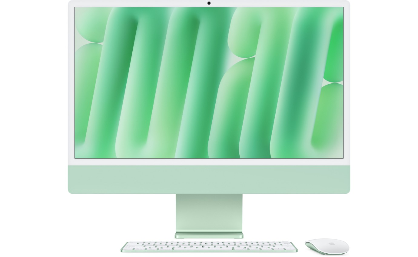 Apple iMac 24 inch Retina 4.5K M4 Chip 10-Core CPU 10-Core GPU 24GB RAM 512GB (Green) MD2Q4XA