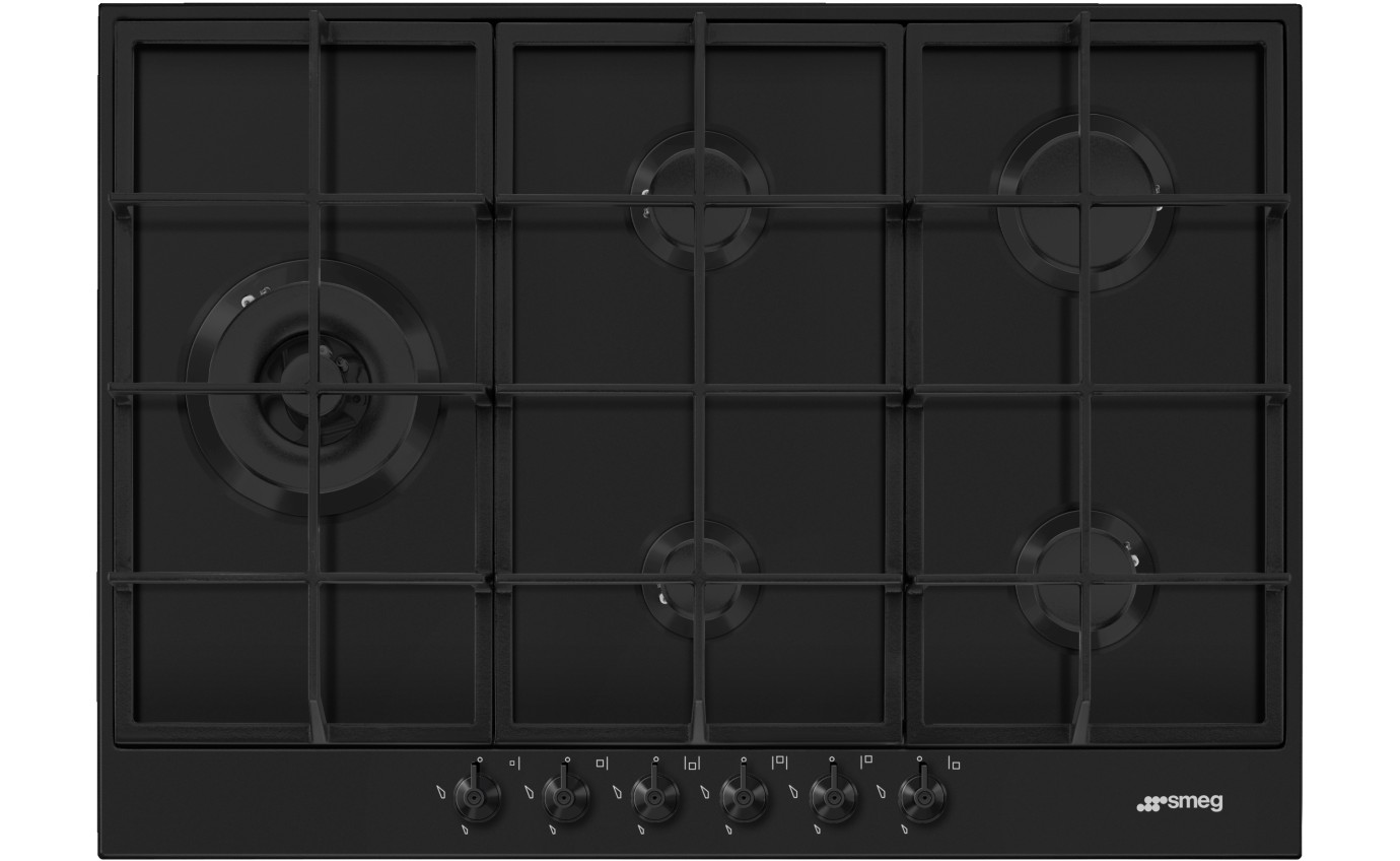 Smeg 72cm Gas Cooktop PX375LMBAU