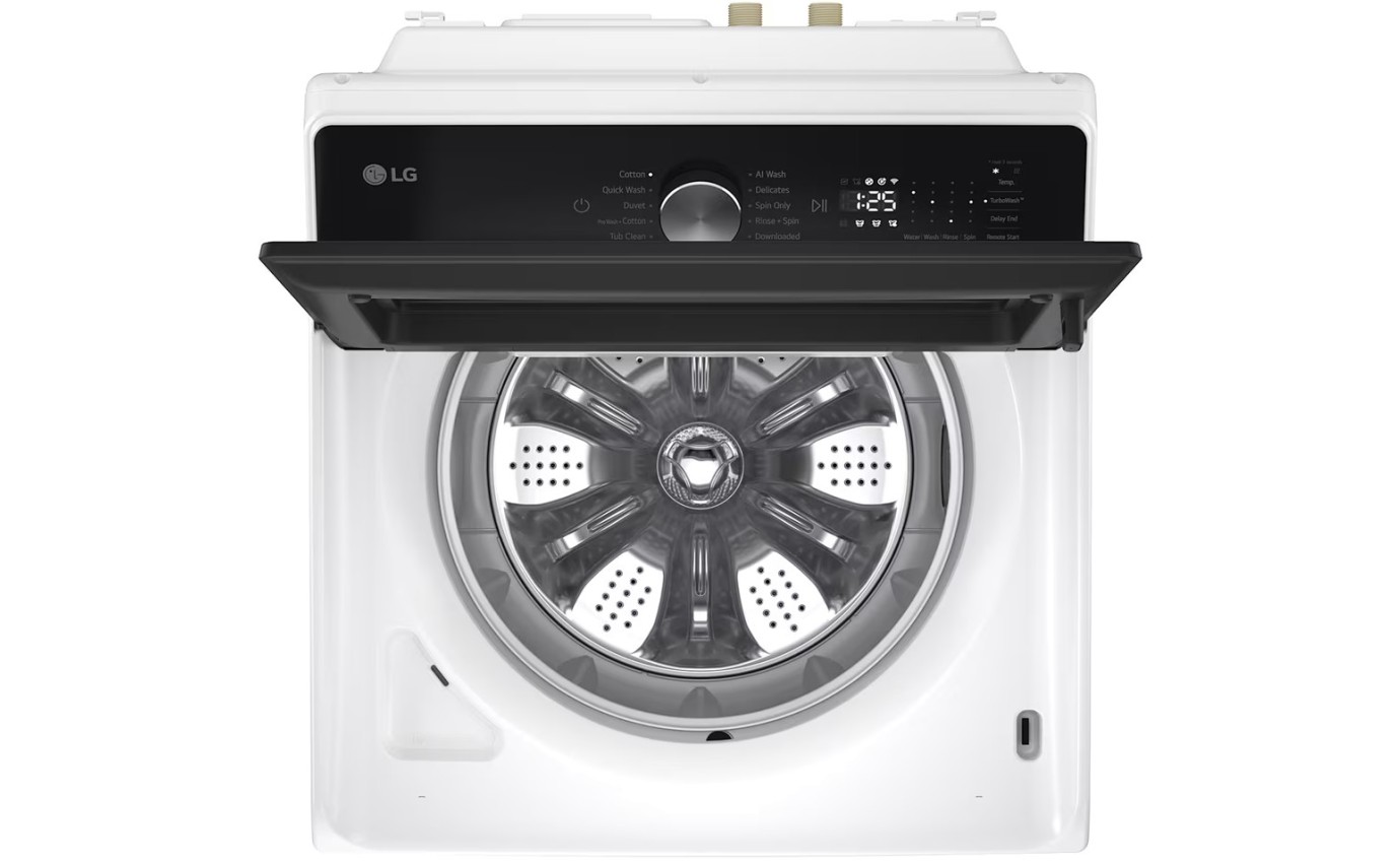 LG 8kg Series 5 AI Top Load Washing Machine (White) WTX308W