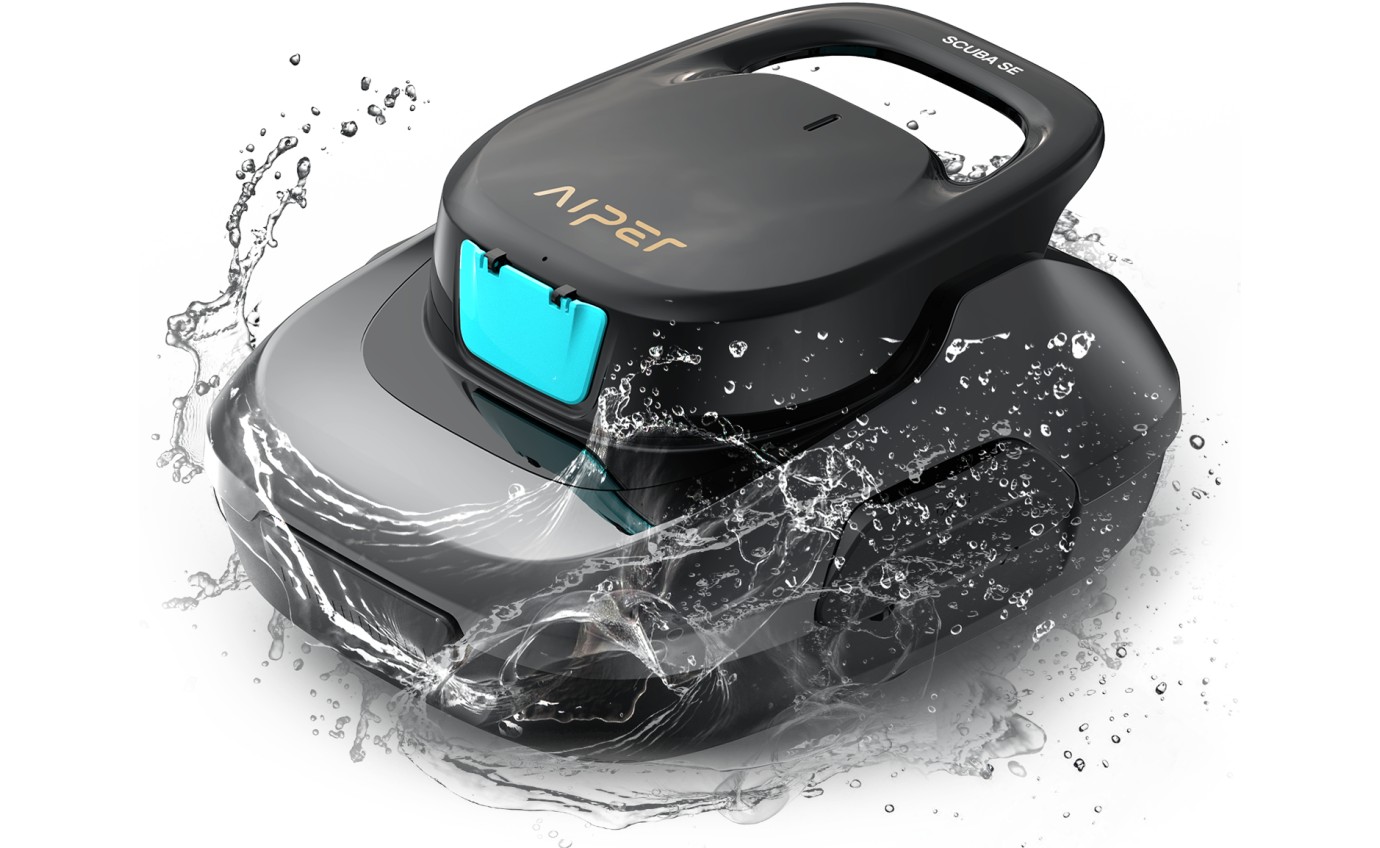 Aiper Scuba SE Cordless Robotic Pool Cleaner (Dark Grey) 253292
