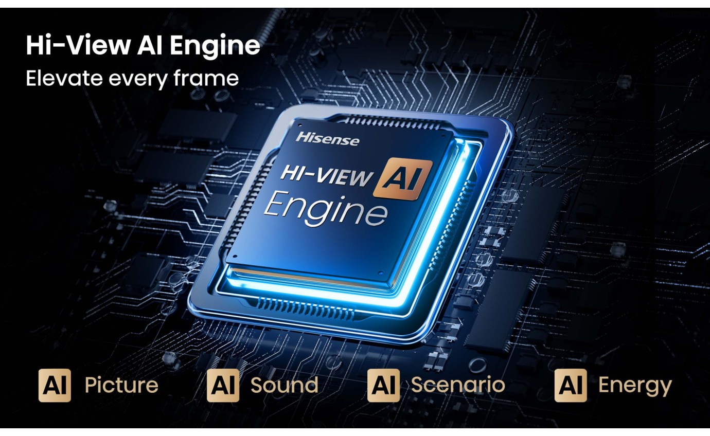 Hisense 65 inch U6QAU Pro ULED Mini LED 4K 144Hz Smart TV 65U6QAUPRO