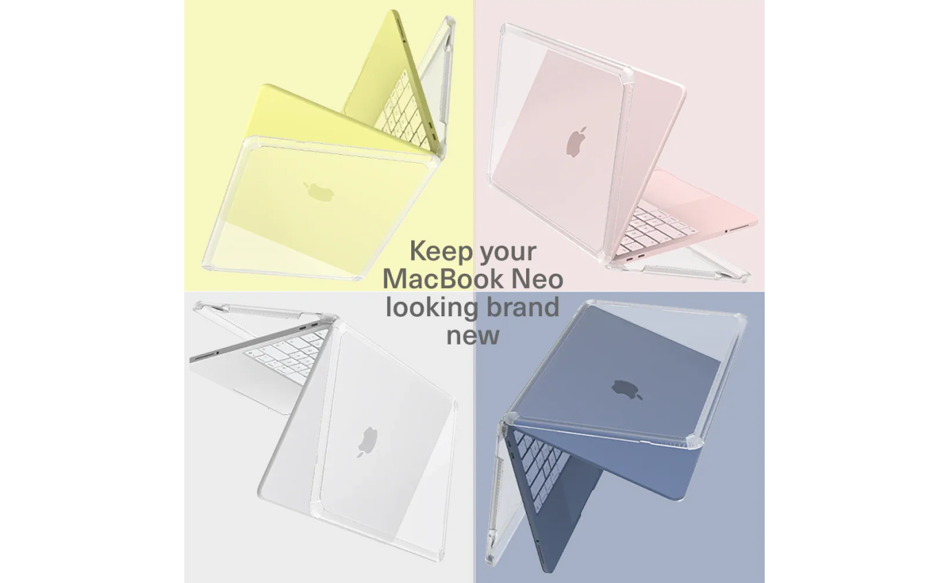 Cygnett ClearShield Tough Protective Clear Case For MacBook Neo (Clear) 11901376835