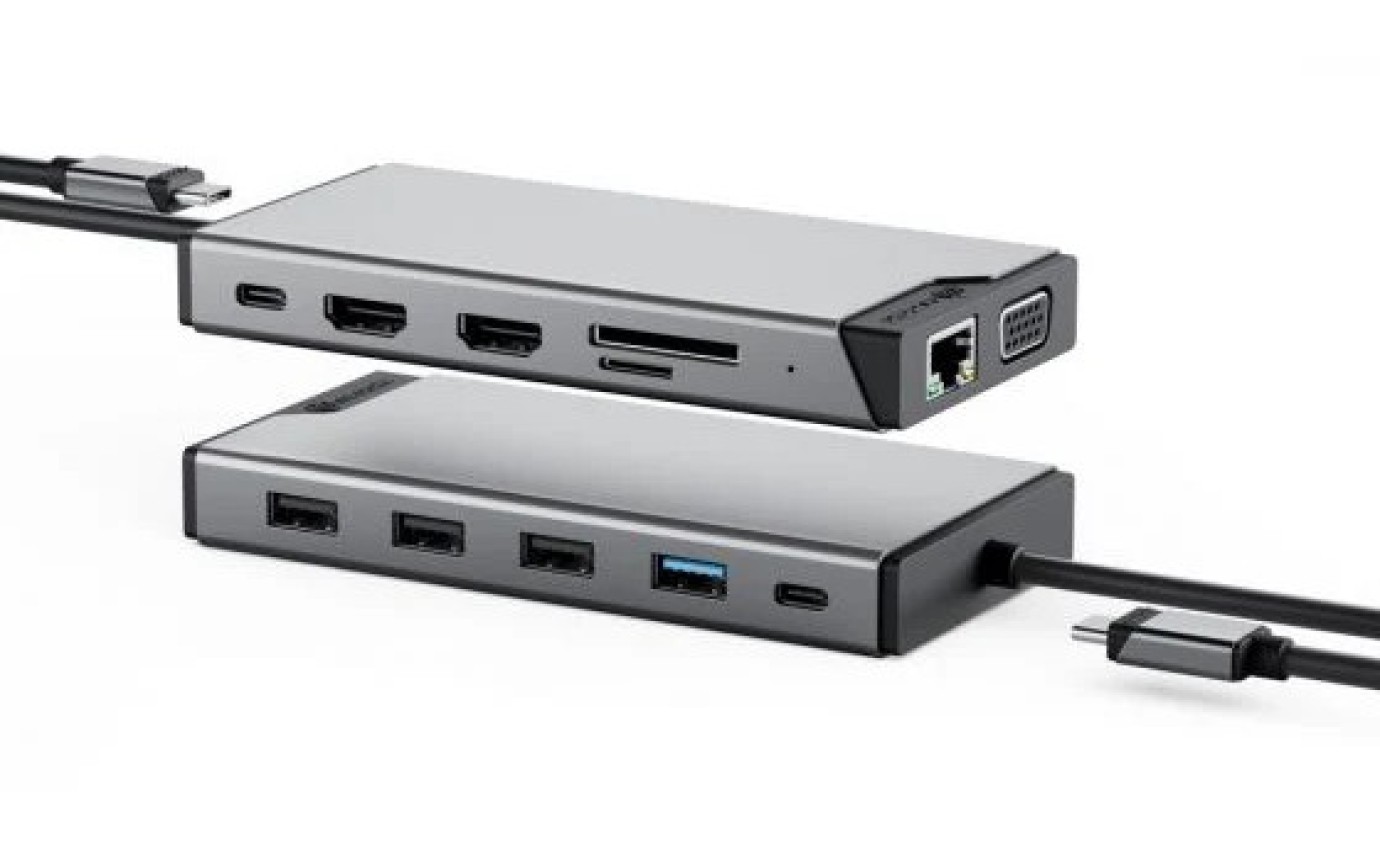 ALOGIC DV3 12-in-1 USB-C 1080p Dual Display Mini Dock DUCDDV3V2