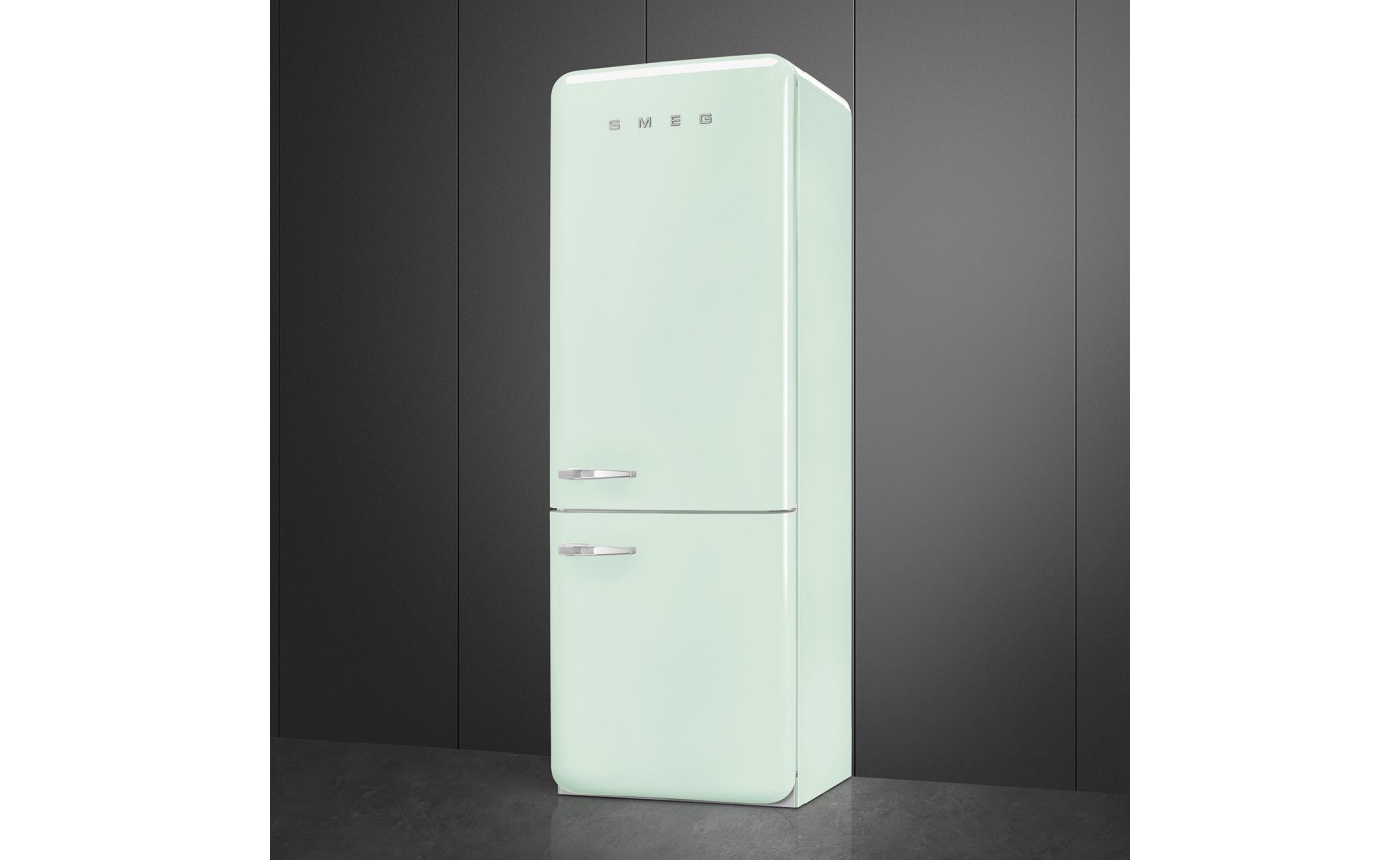 Smeg 481L 50s Style Retro Bottom Mount Fridge (Pastel Green) FAB38RPG5AU