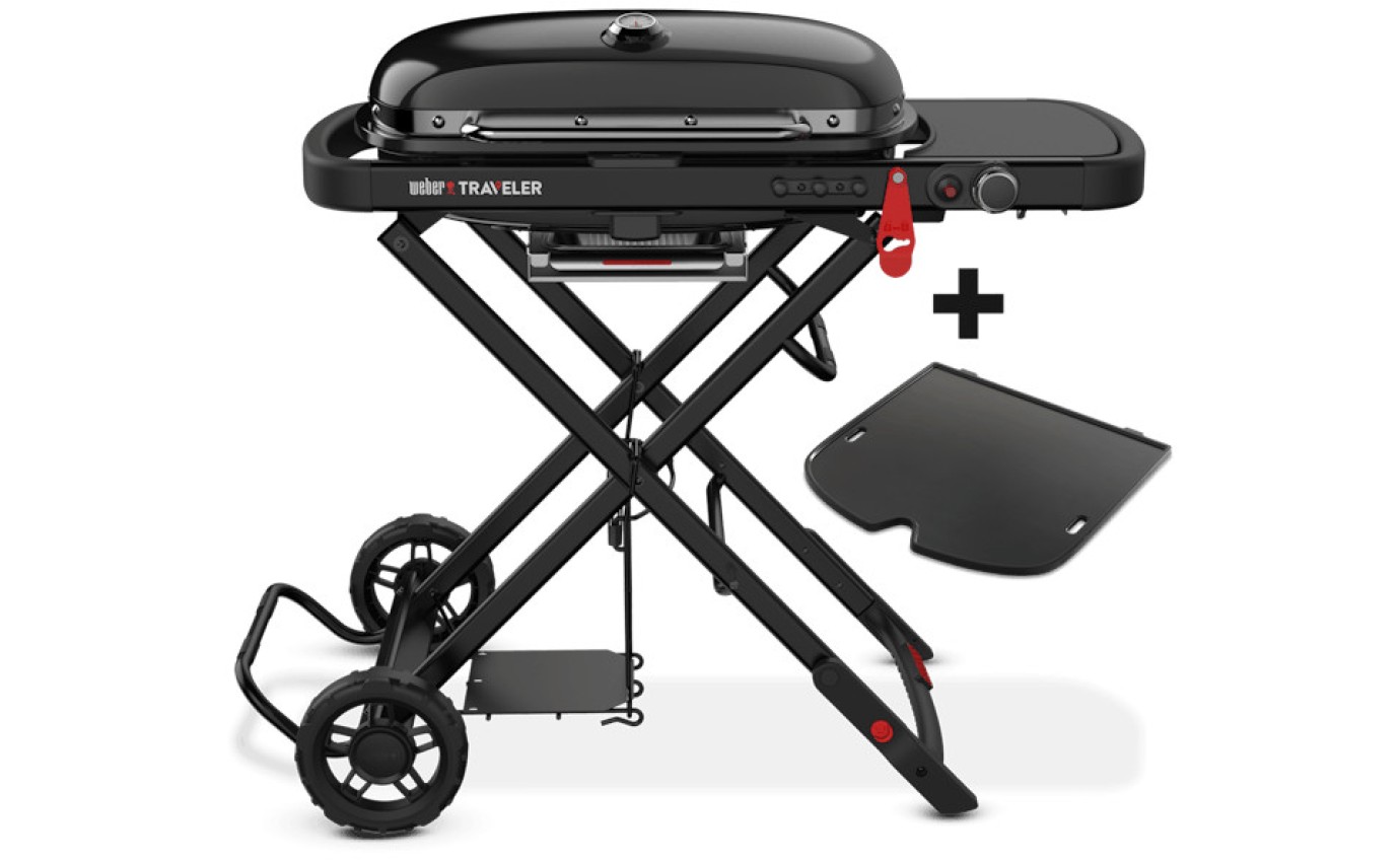Weber Traveler Portable Gas Barbecue Stealth Edition K1500352