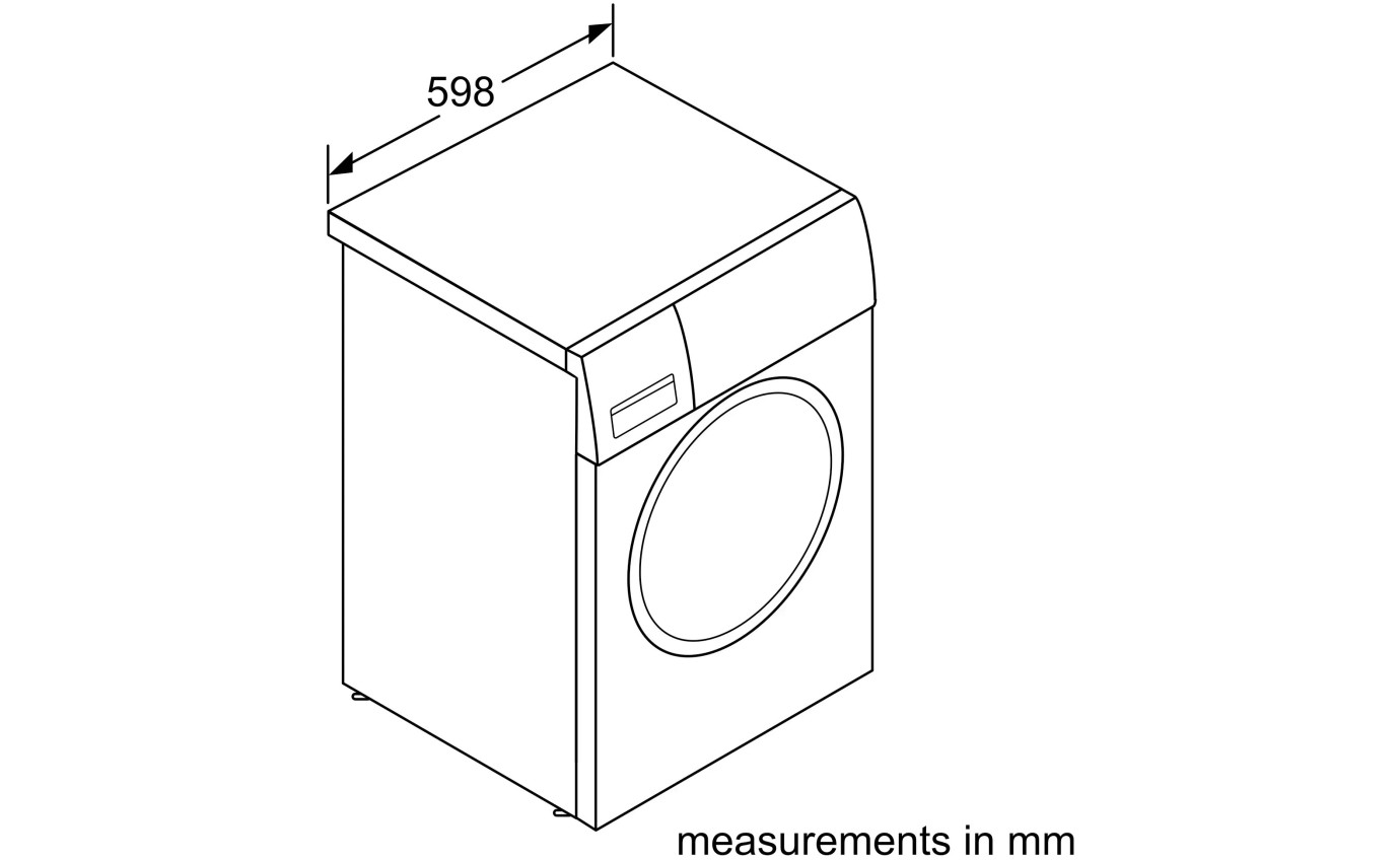 Bosch 8kg Series 2 Front Load Washing Machine WGE03408AU