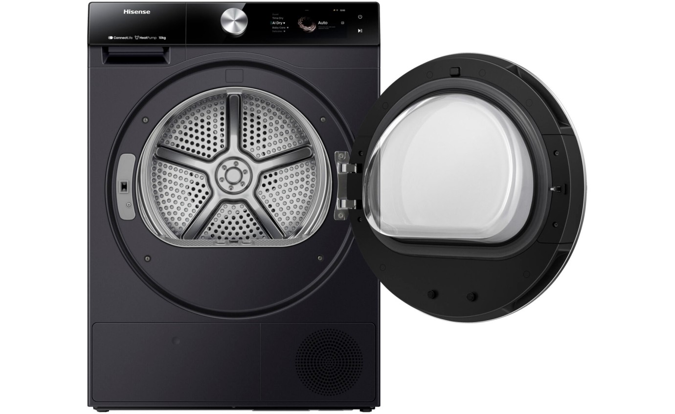 Hisense 10kg Series 9 Heat Pump Dryer (Charcoal Black) HDFS10HPB