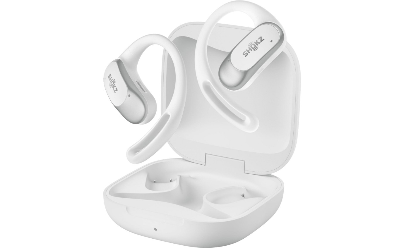 Shokz OpenFit Air Open-Ear Headphones (White) T511STWT