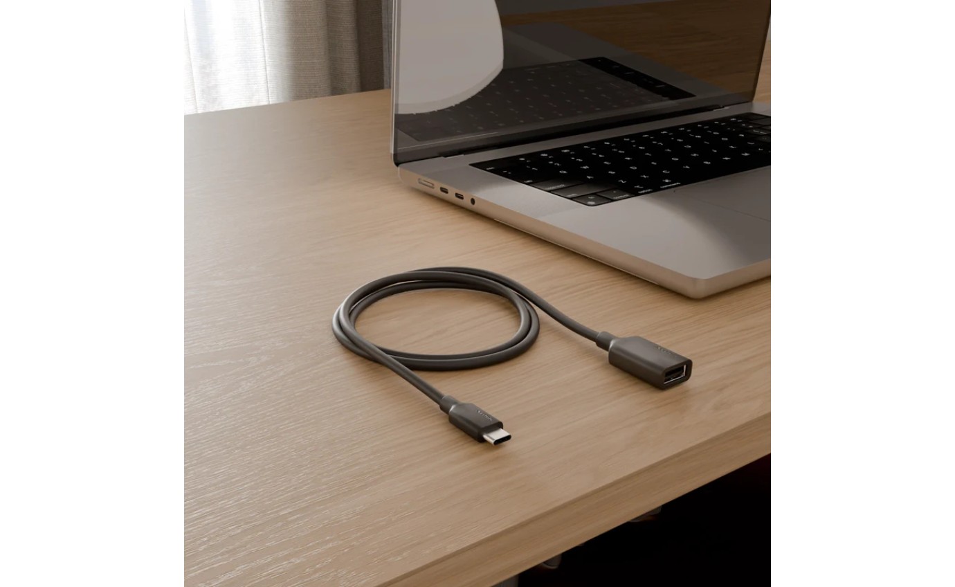 ALOGIC Elements USB-C Male to USB-A Female Extension Cable &ndash; USB 3.2 10Gbps ELU3CMAF02