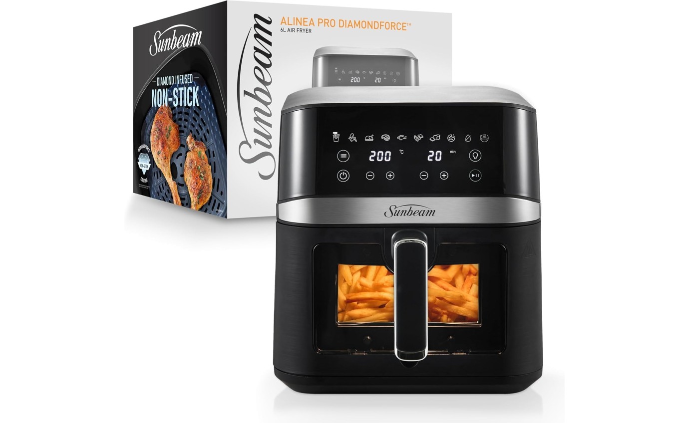 Sunbeam 6L Alinea Pro DiamondForce™ Air Fryer AFP4550DF