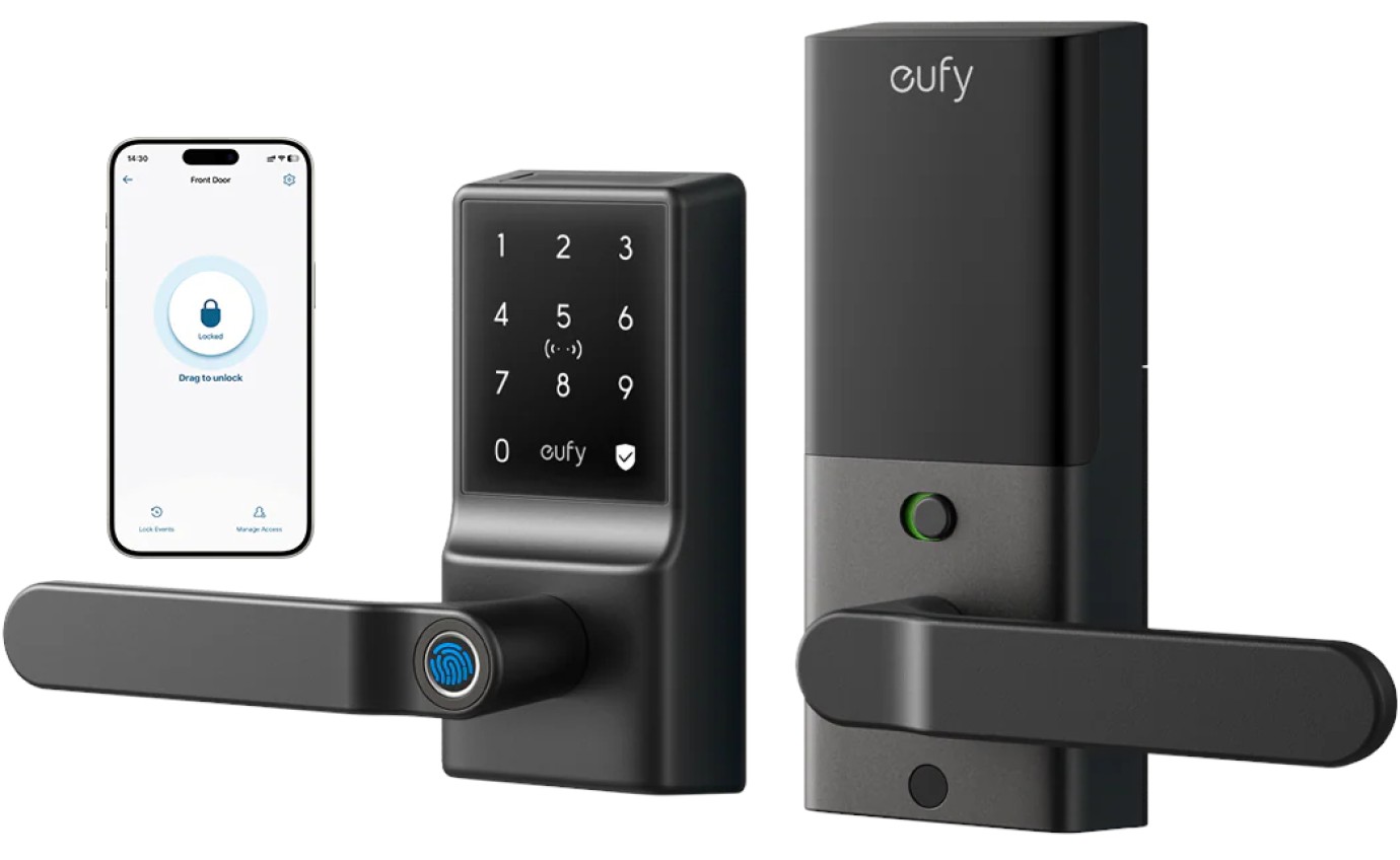eufy Security Smart Lever Lock C33 (Black) T85L0C11