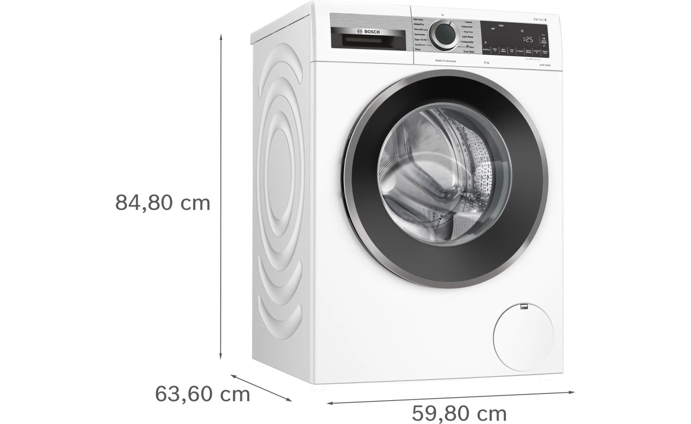 Bosch 9kg Series 8 Front Load Washing Machine WGG24403AU