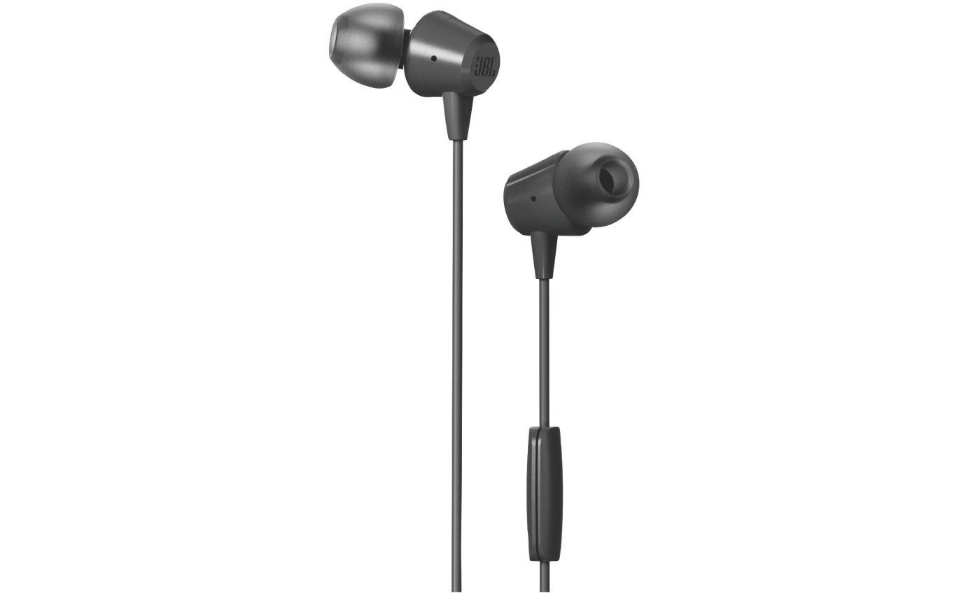 JBL C50HI In-Ear Headphones (Black) JBLC50HIBLKE