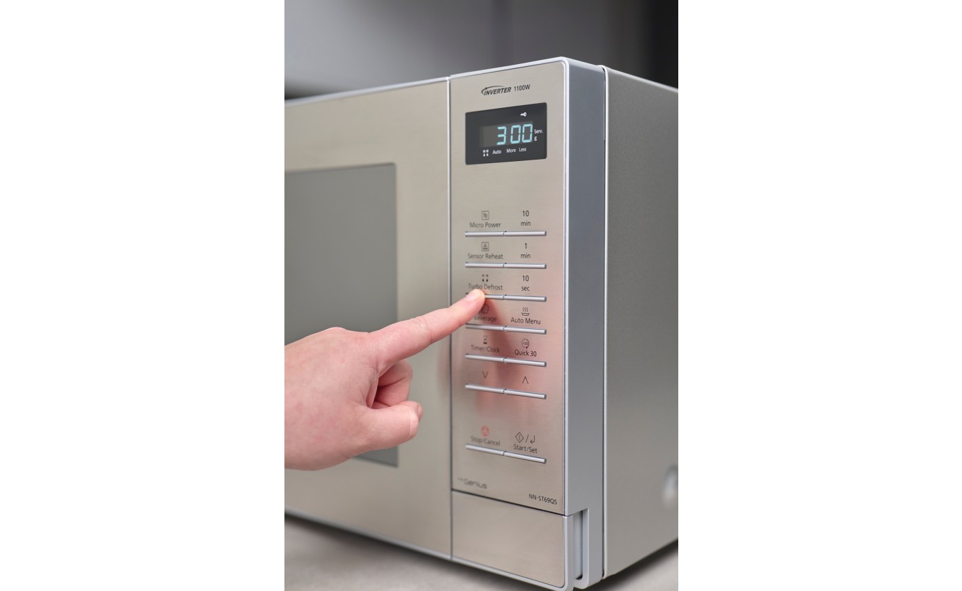 Panasonic 32L 1100W Inverter Microwave (Stainless Steel) NNST69QSQPQ