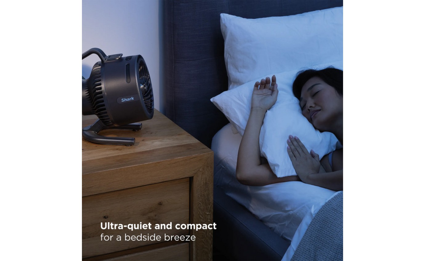 Shark FlexBreeze HydroGo Misting Portable Fan (Charcoal) FA052Q