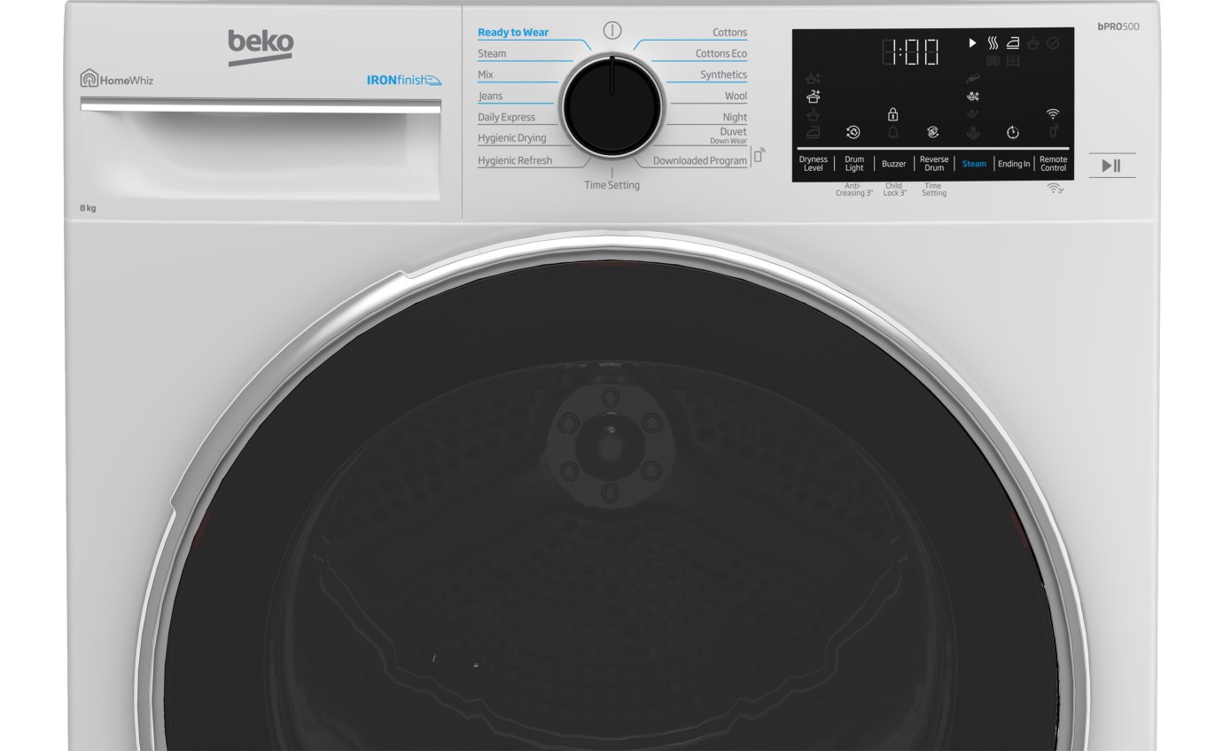 Beko 8kg Heat Pump Tumble Dryer BDPB802SW
