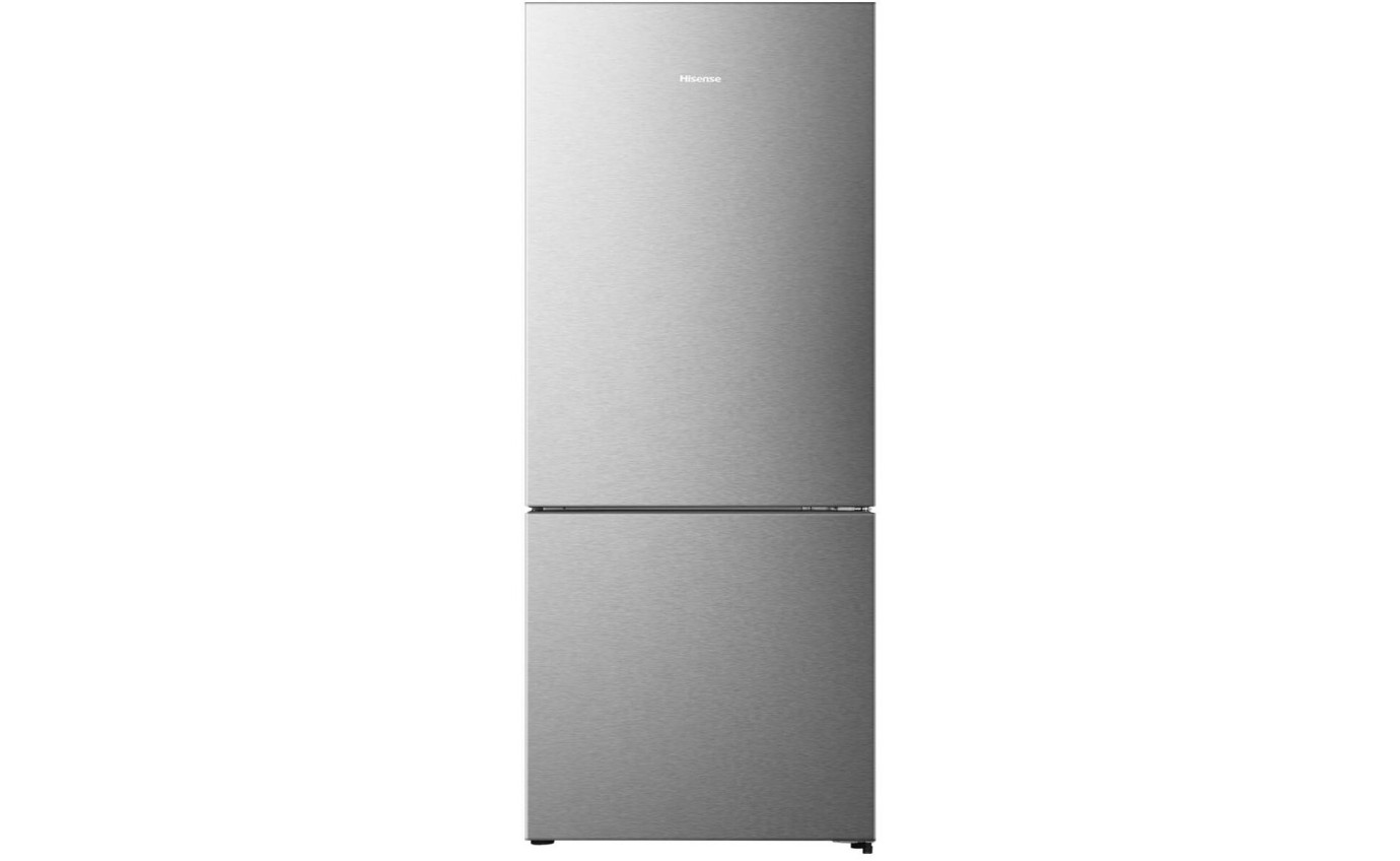 Hisense 417L PureFlat Bottom Mount Fridge (Stainless Steel) HRBM418S