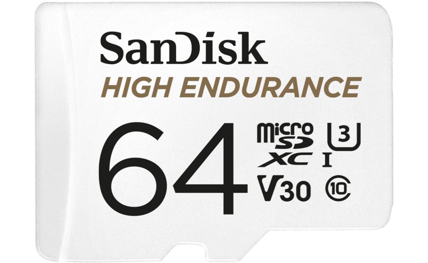 SanDisk 64GB High Endurance microSDHC Memory Card SDSQQNR064GGN6IA