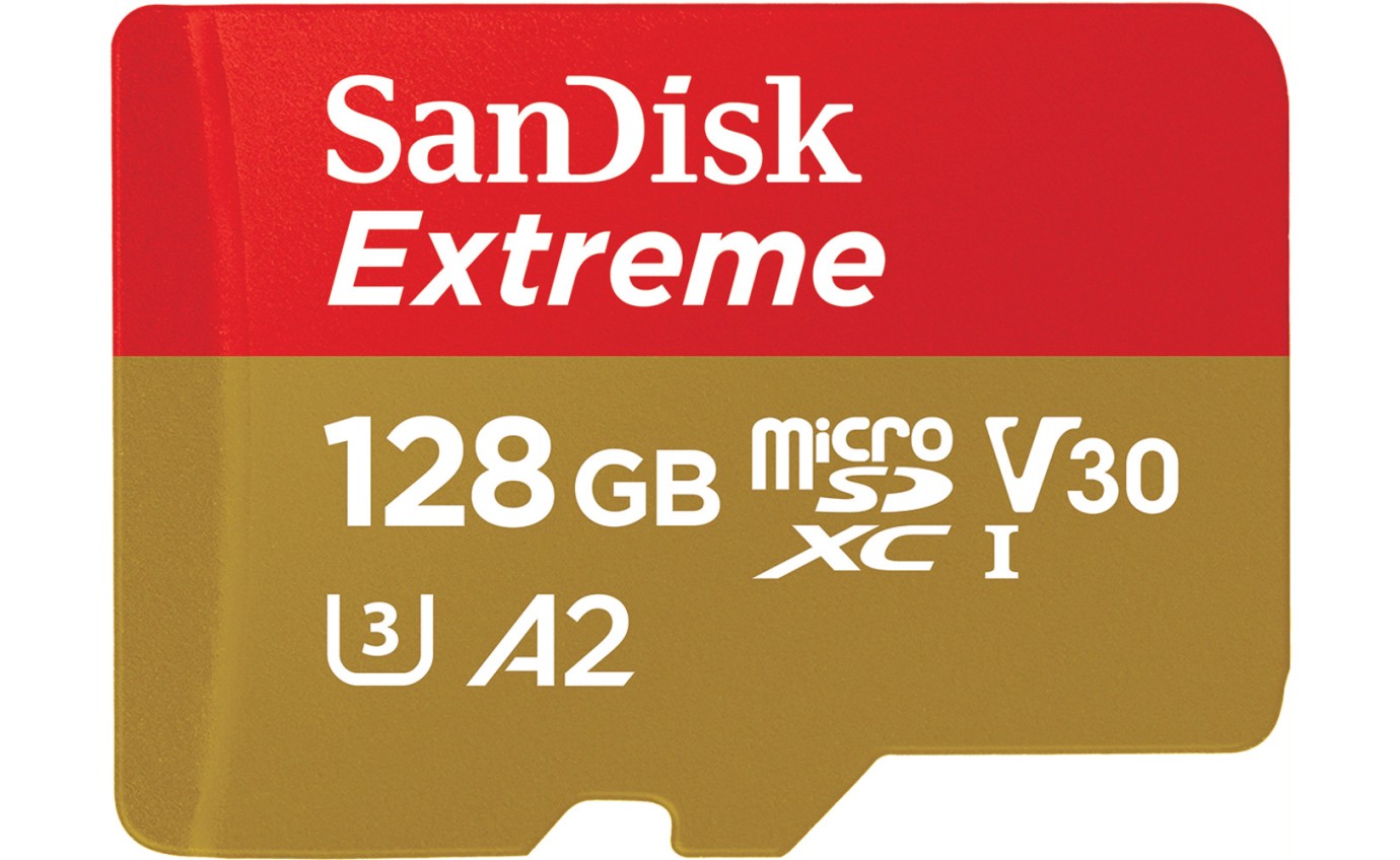 SanDisk 128GB Extreme® microSD Card SDSQXAA128GGN6AA