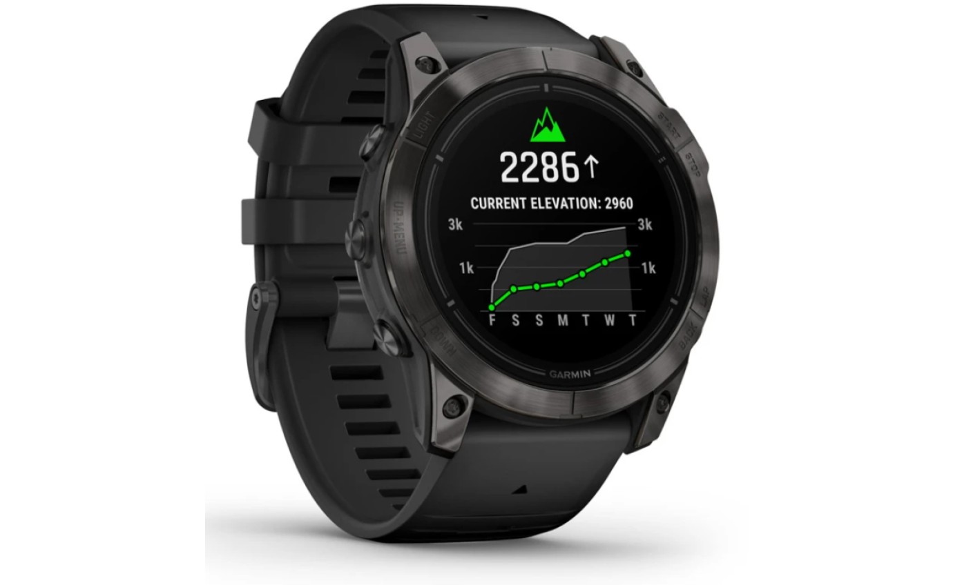 Garmin Garmin epix &trade; Pro (Gen 2) Sapphire Edition 51mm Carbon Grey DLC Titanium with Black Band 0100280402
