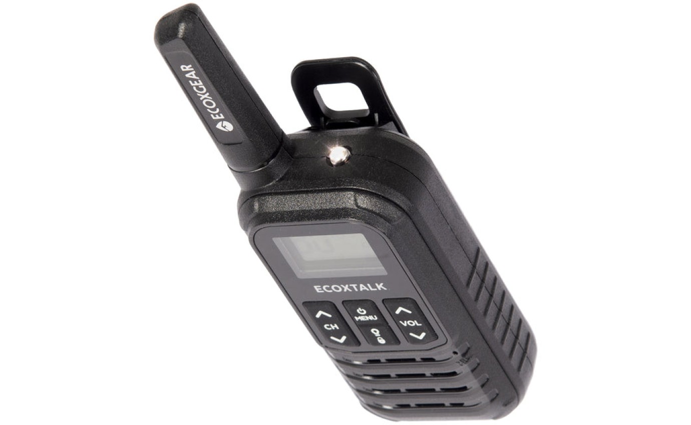 ECOXGEAR ECOXTALK EXG50 0.5W 3km Compact Handheld UHF Radio (Twin Pack) EXG502PKC