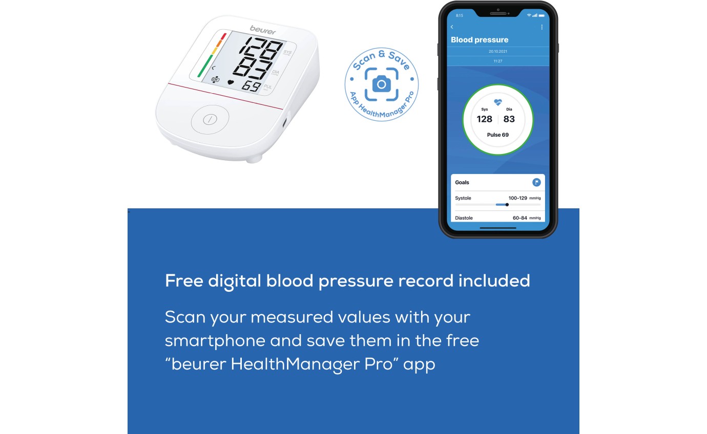 Beurer Upper Arm Blood Pressure Monitor BM23