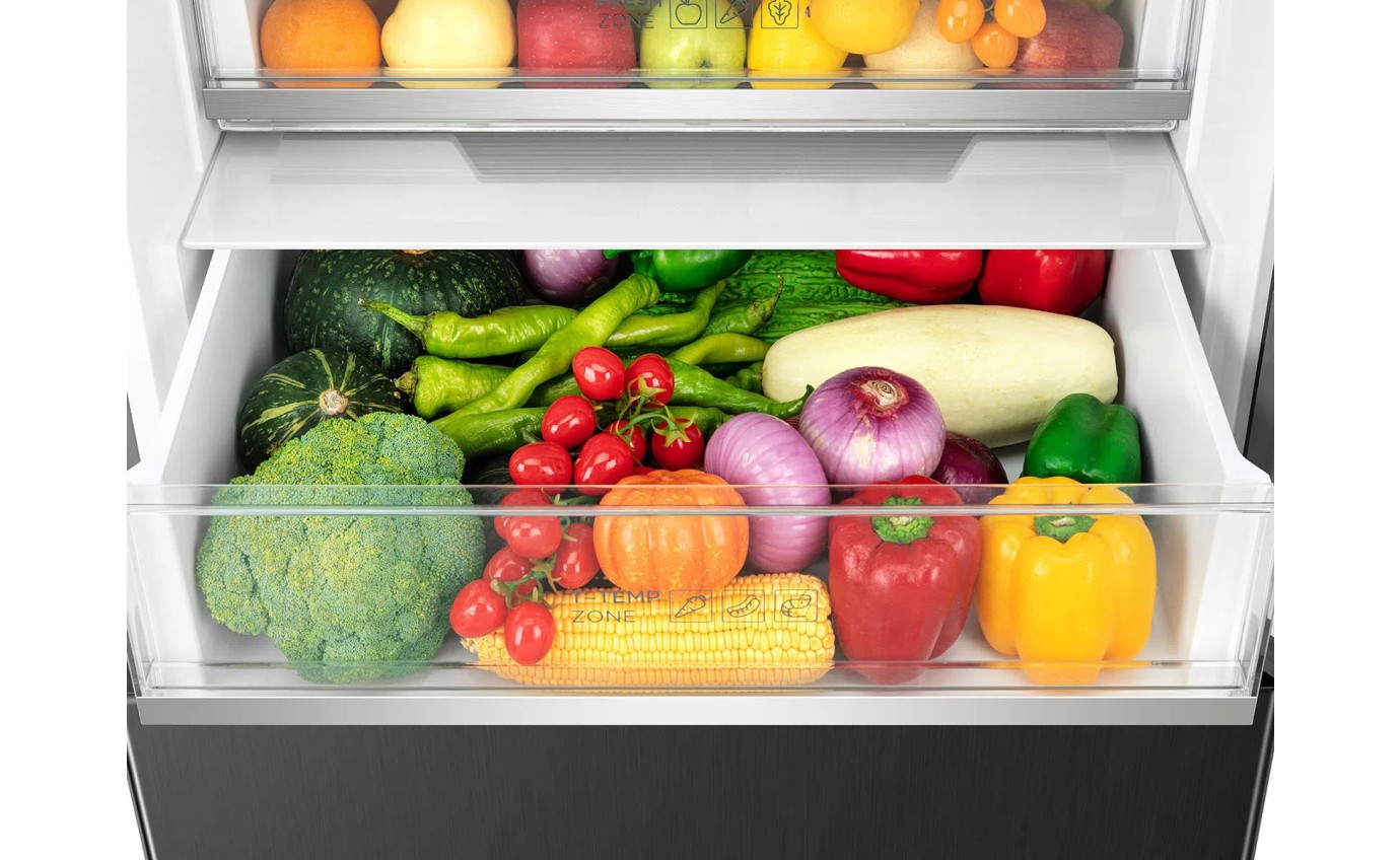 TCL 412L Bottom Mount Fridge (Matte Black) C440BFB