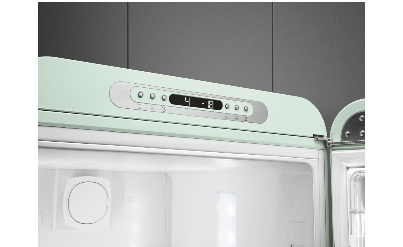 Smeg 331L 50s Style Retro Bottom Mount Fridge (Pastel Green) FAB32RPG5AU