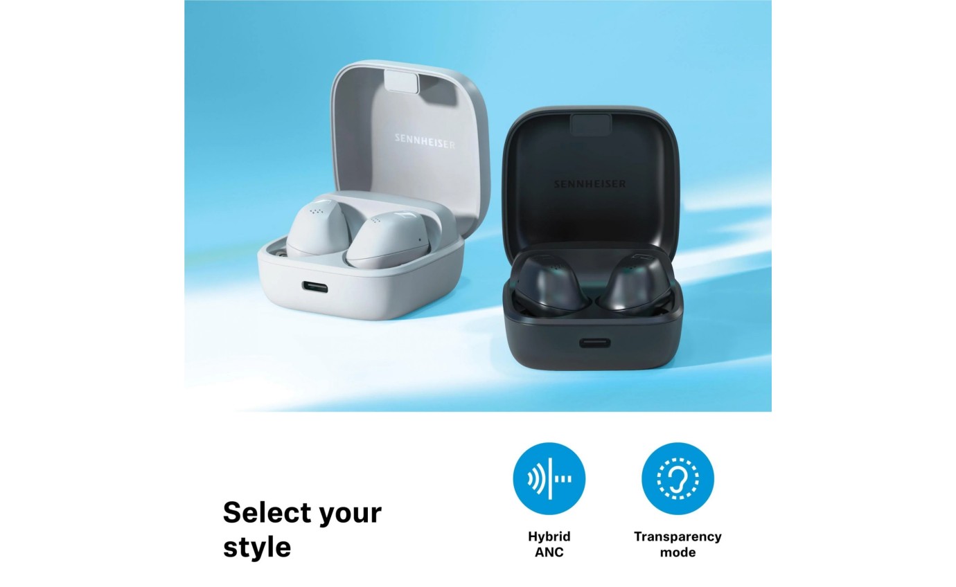 Sennheiser Accentum True Wireless ANC In-Ear Headphones (White) 11901351385