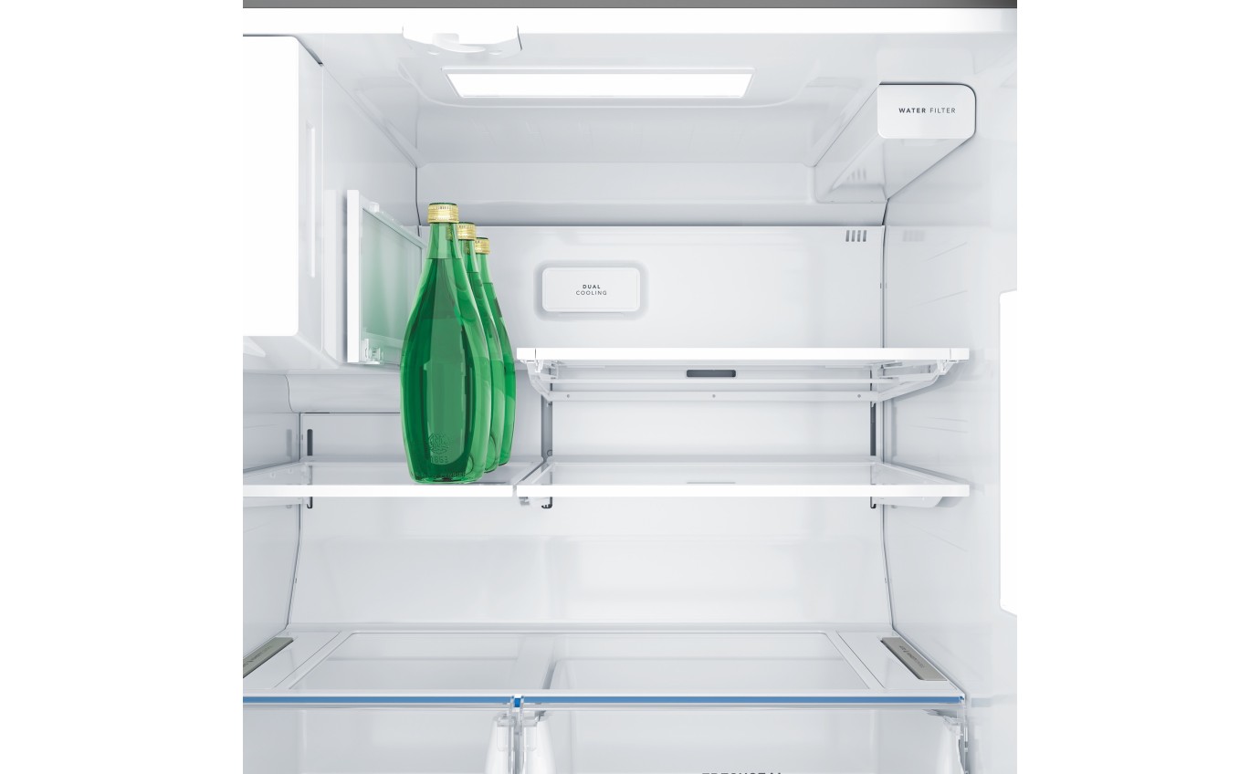 Westinghouse 609L Quad Door Fridge (Matte Black) WQE6170BB