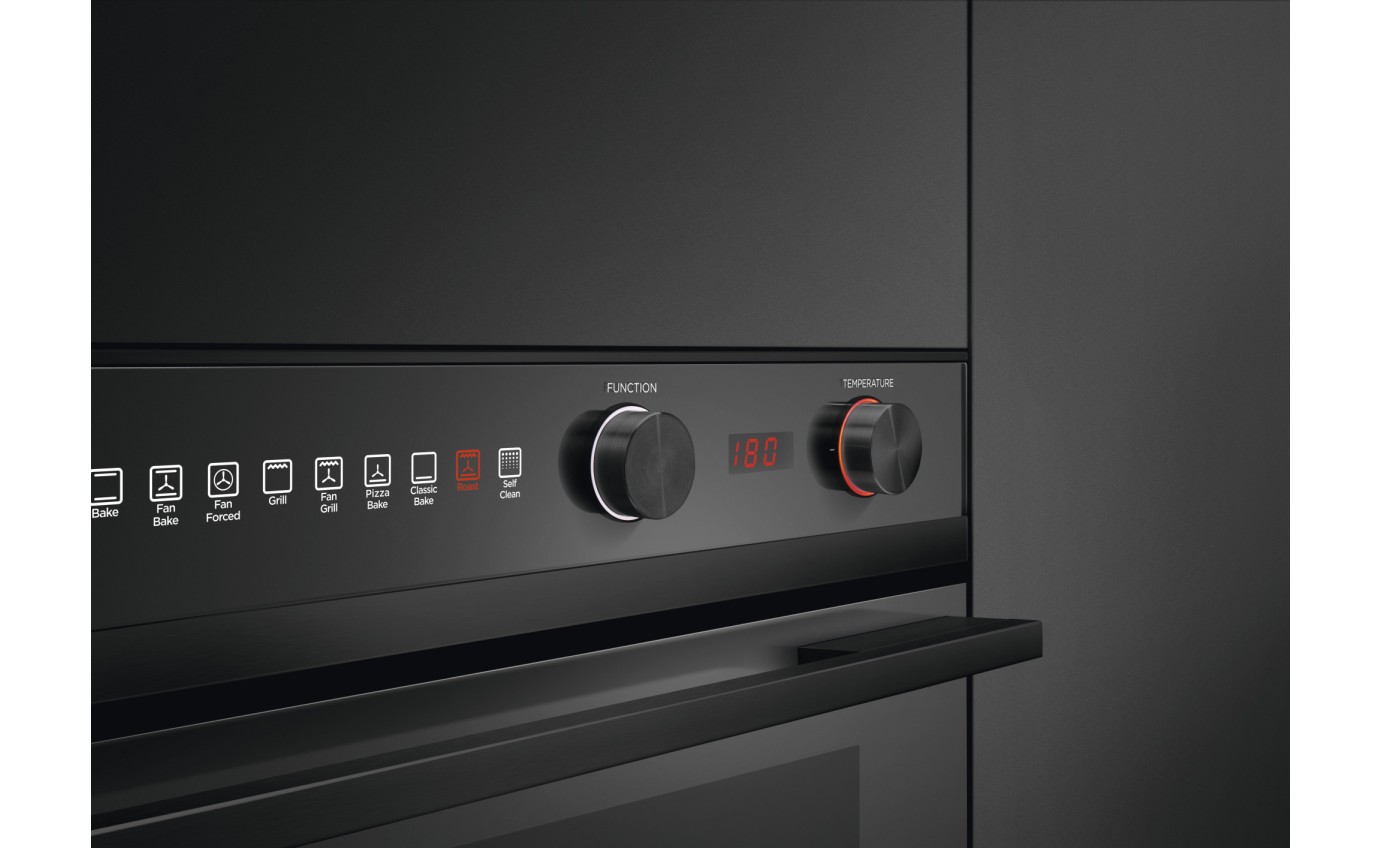 Fisher & Paykel 60cm Series 7 Contemporary Pyrolytic Oven, 9 Function OB60SD9PB1